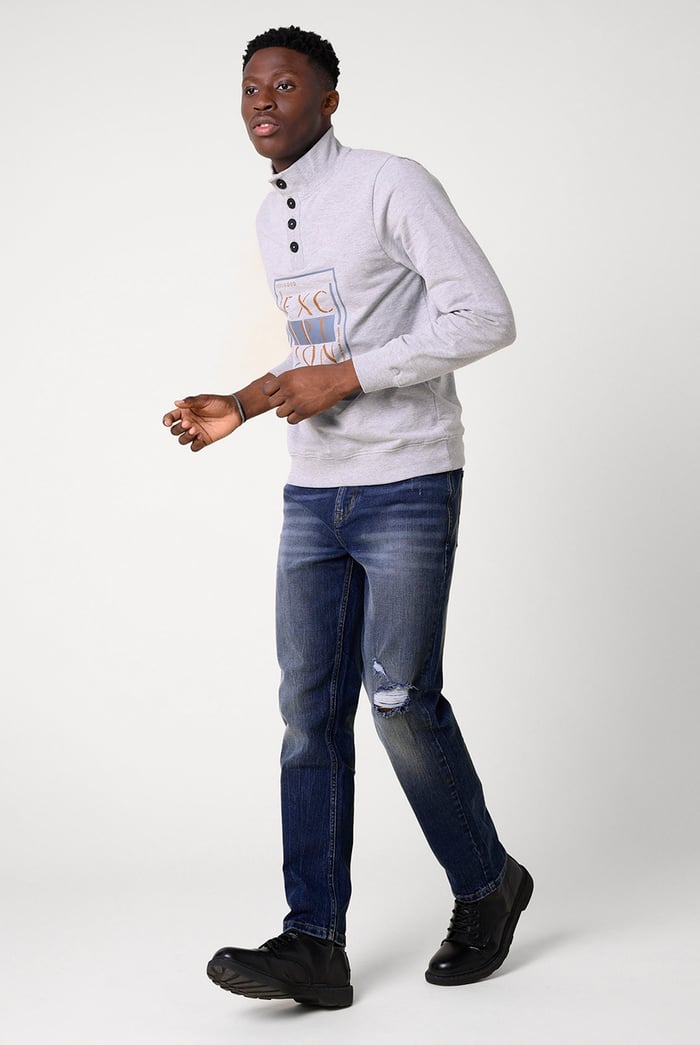 Mens Ripped Denim Jeans