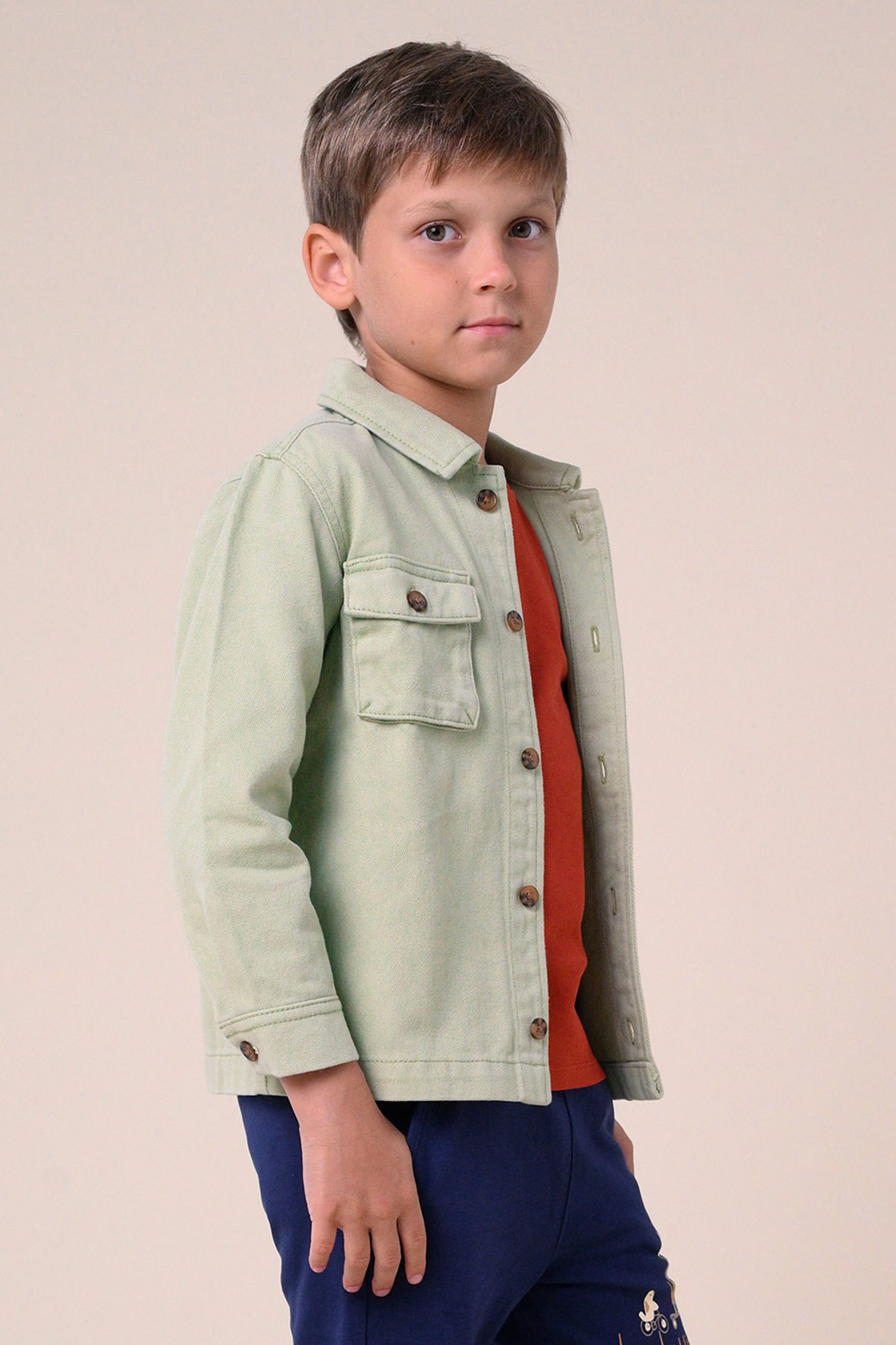 Boys Twill Overshirt (3yrs-9yrs)