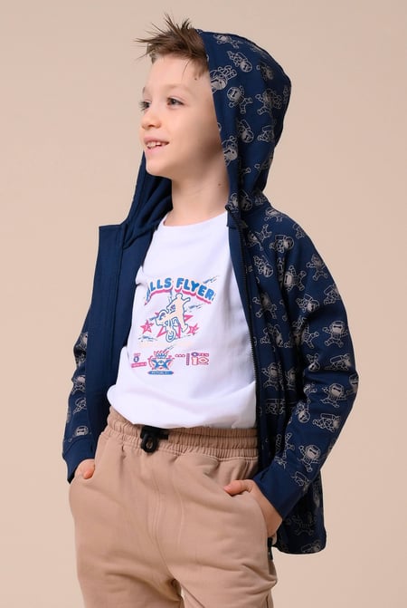 Boys White Falls Flyers T-Shirt ( 3yrs-9yrs)