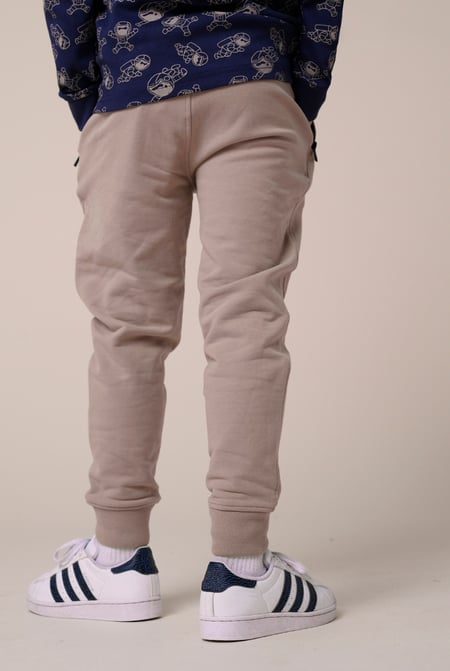 Boys Brown Cut & Sew Jogger ( 6yrs-11yrs)