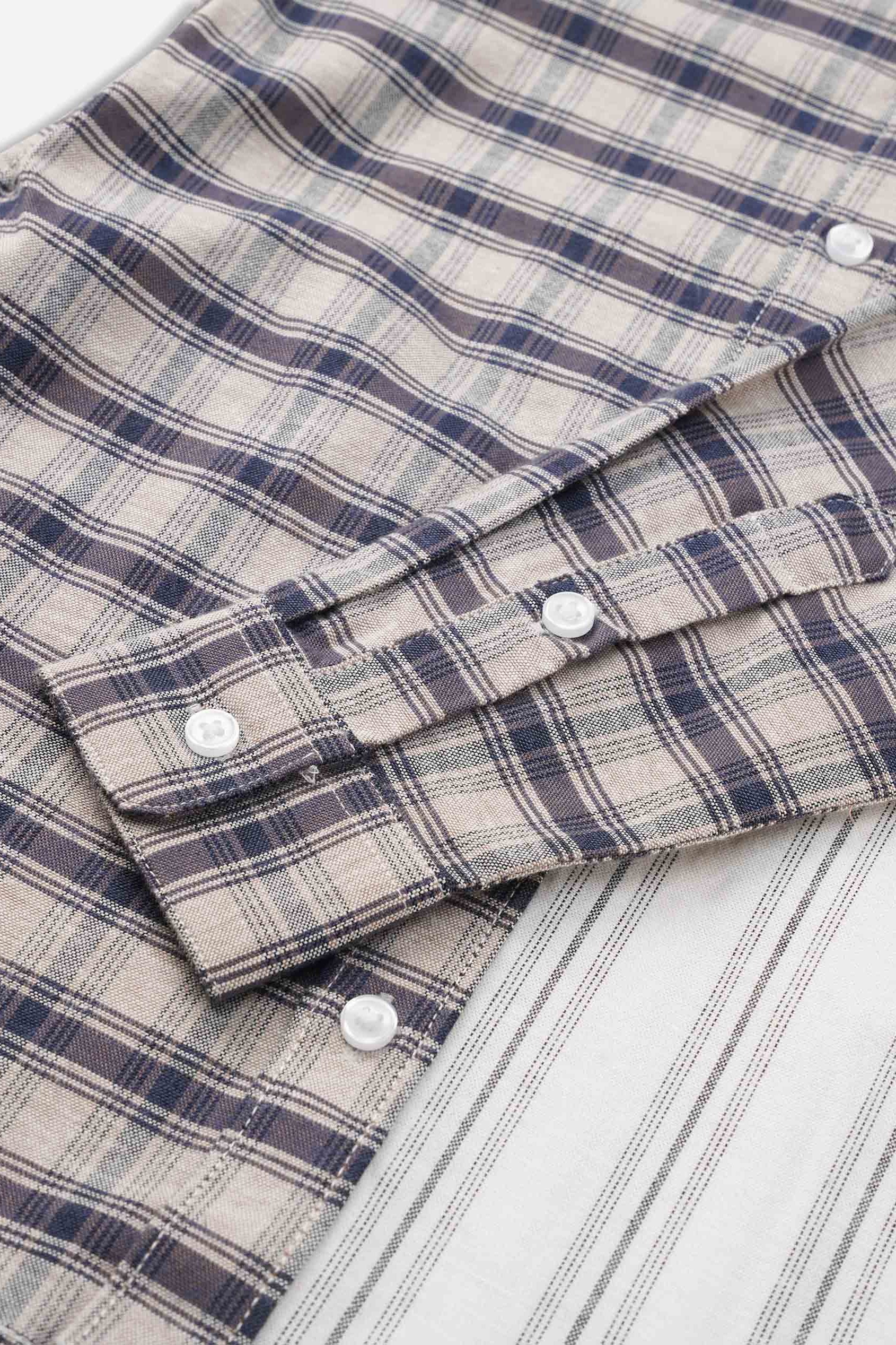 Enorsia Boys Mixed Check Shirt