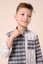 Enorsia Boys Mixed Check Shirt