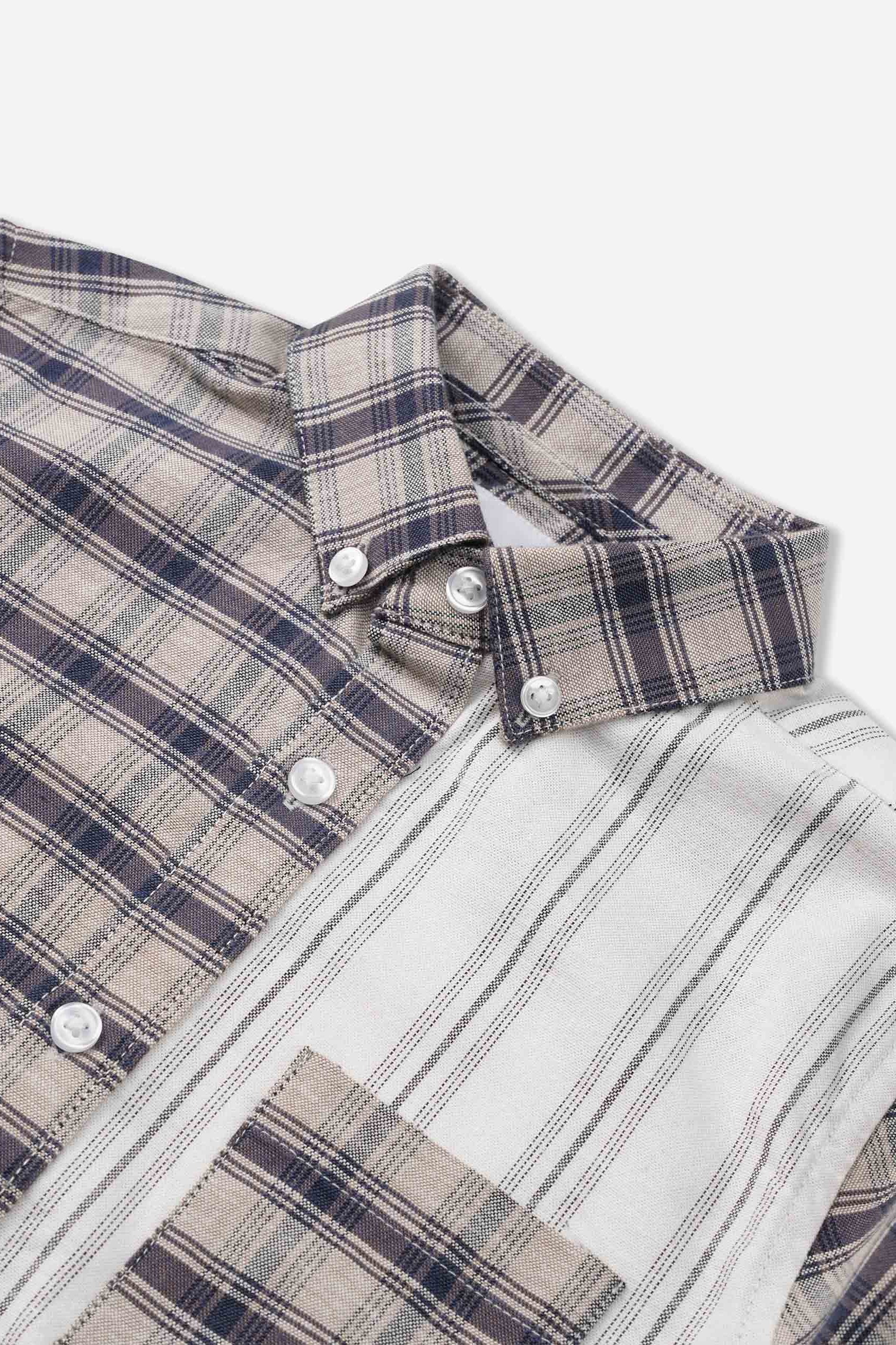 Enorsia Boys Mixed Check Shirt