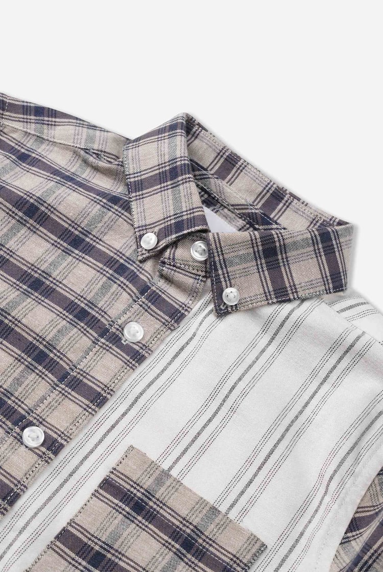 Enorsia Boys Mixed Check Shirt