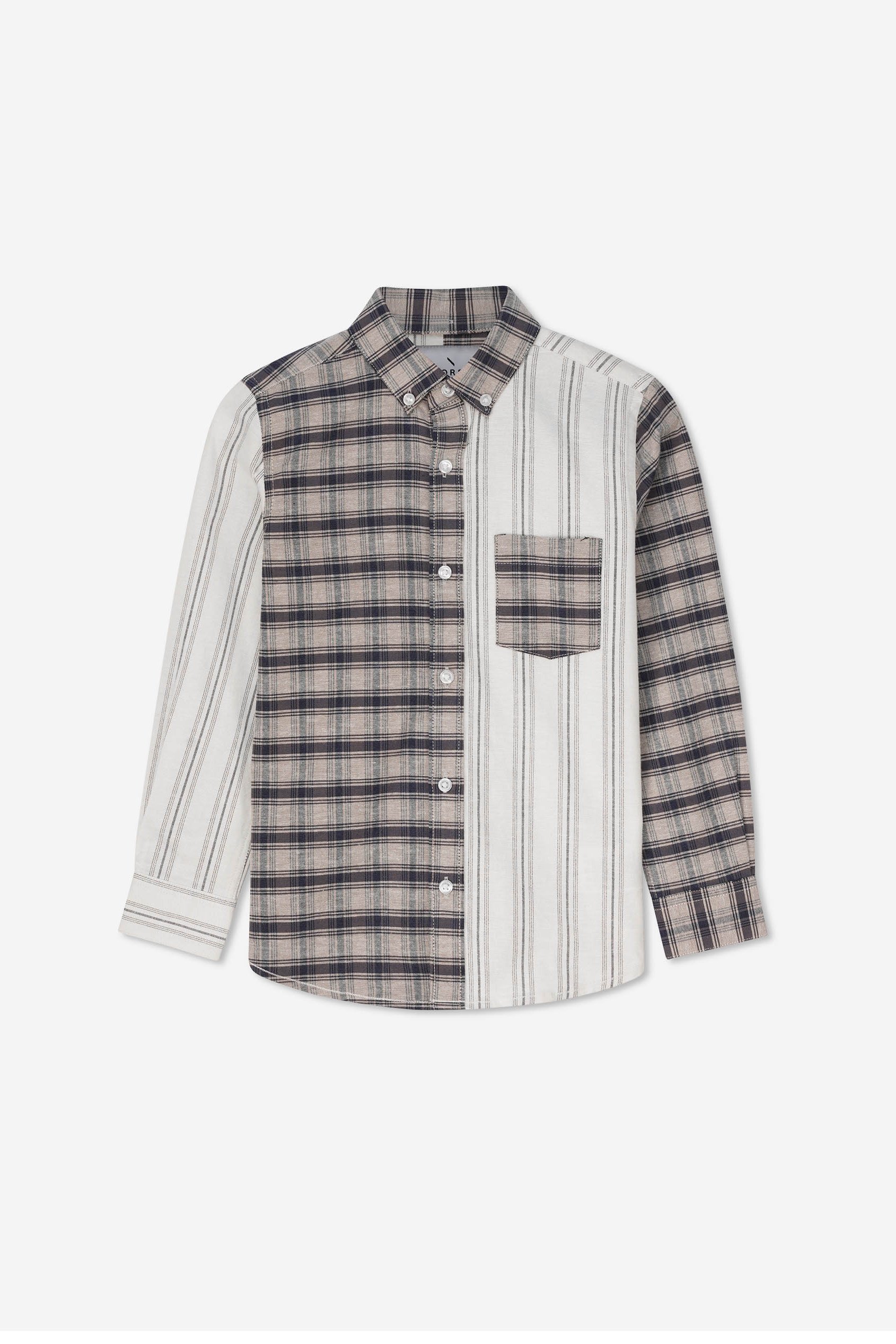 Enorsia Boys Mixed Check Shirt