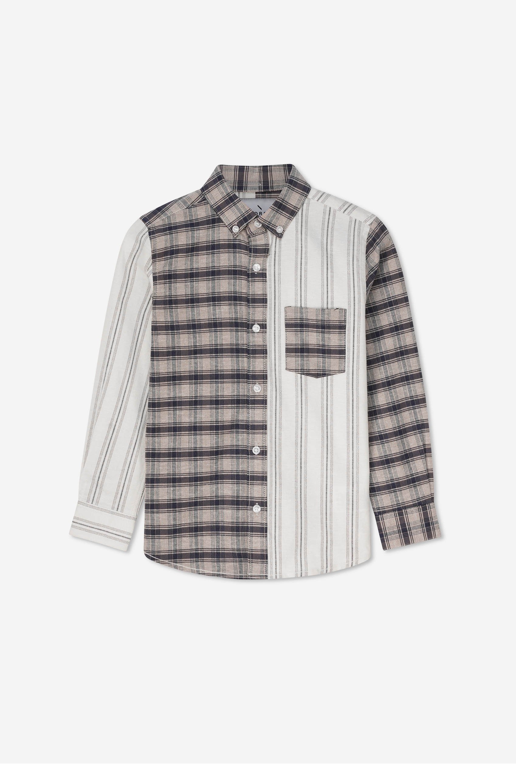 Enorsia Boys Mixed Check Shirt