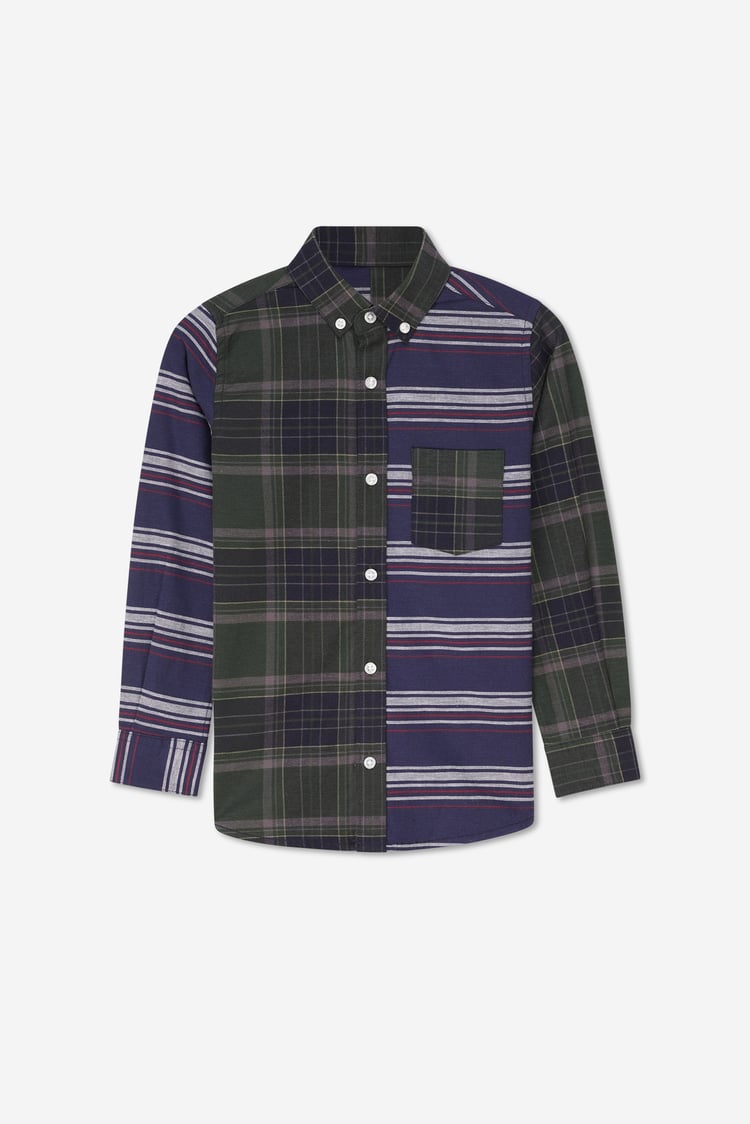 Enorsia Boys Mixed Check Shirt