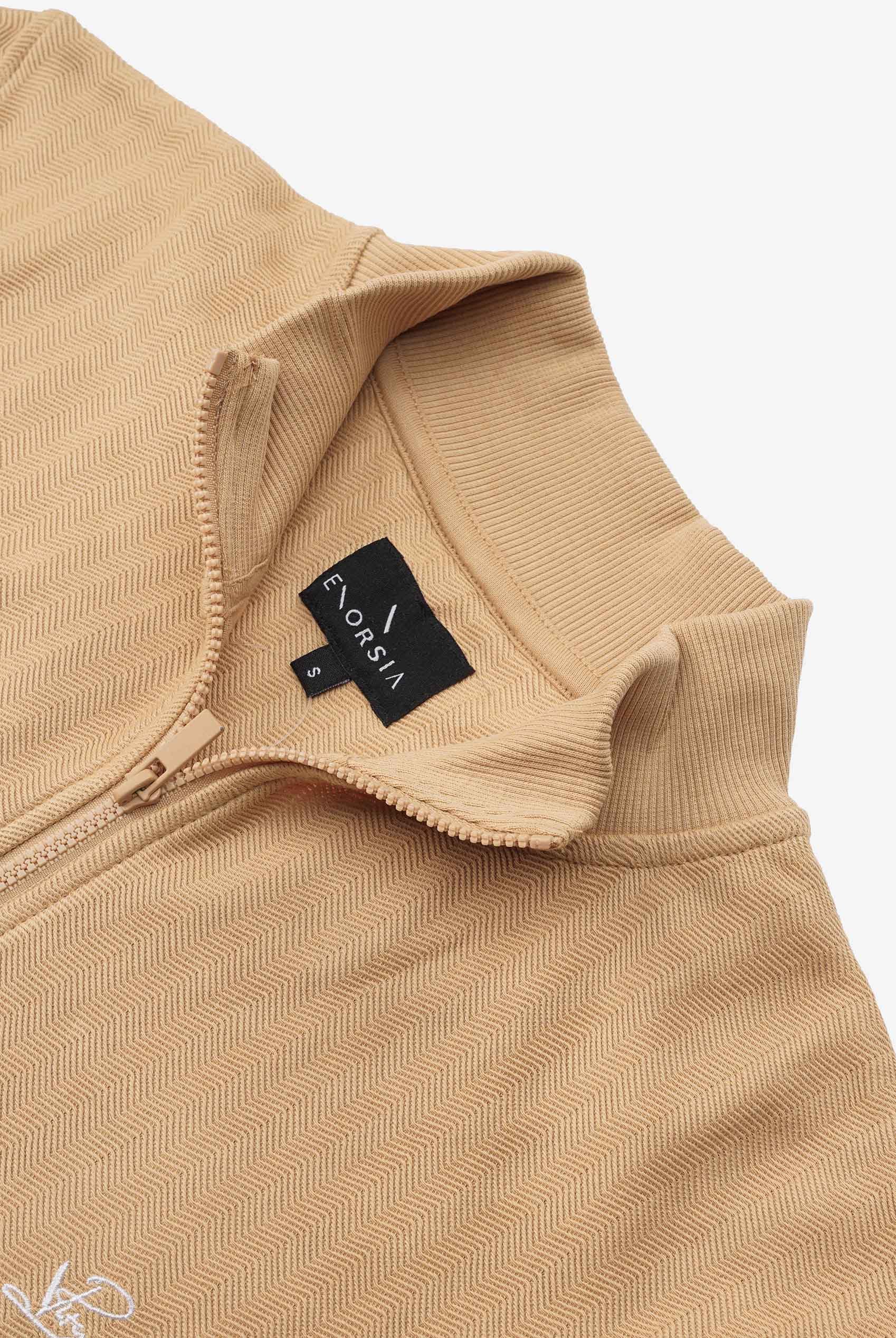 Mens Half Zip Funnel Neck Sweatshirt