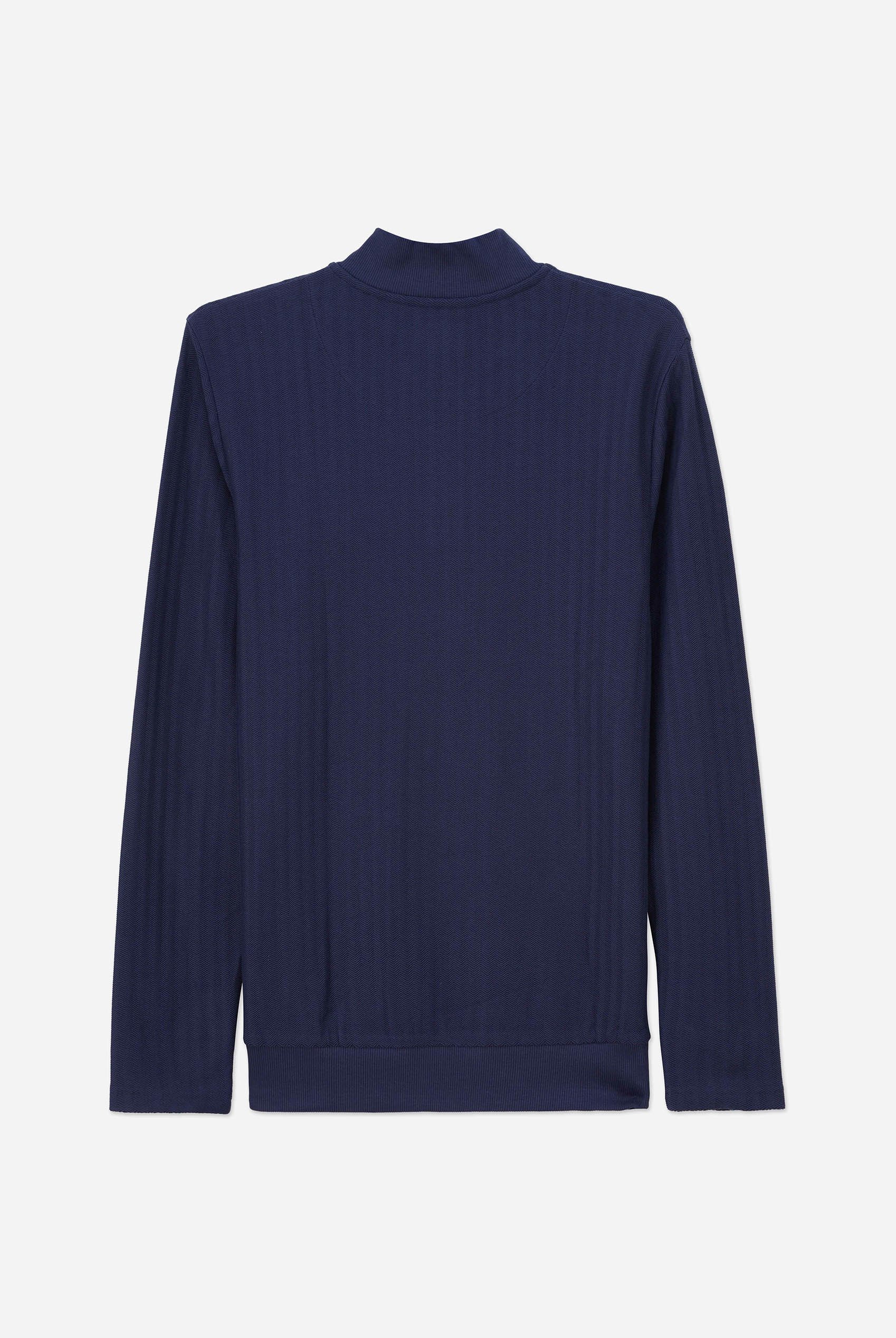 Mens Half Zip Funnel Neck Sweatshirt