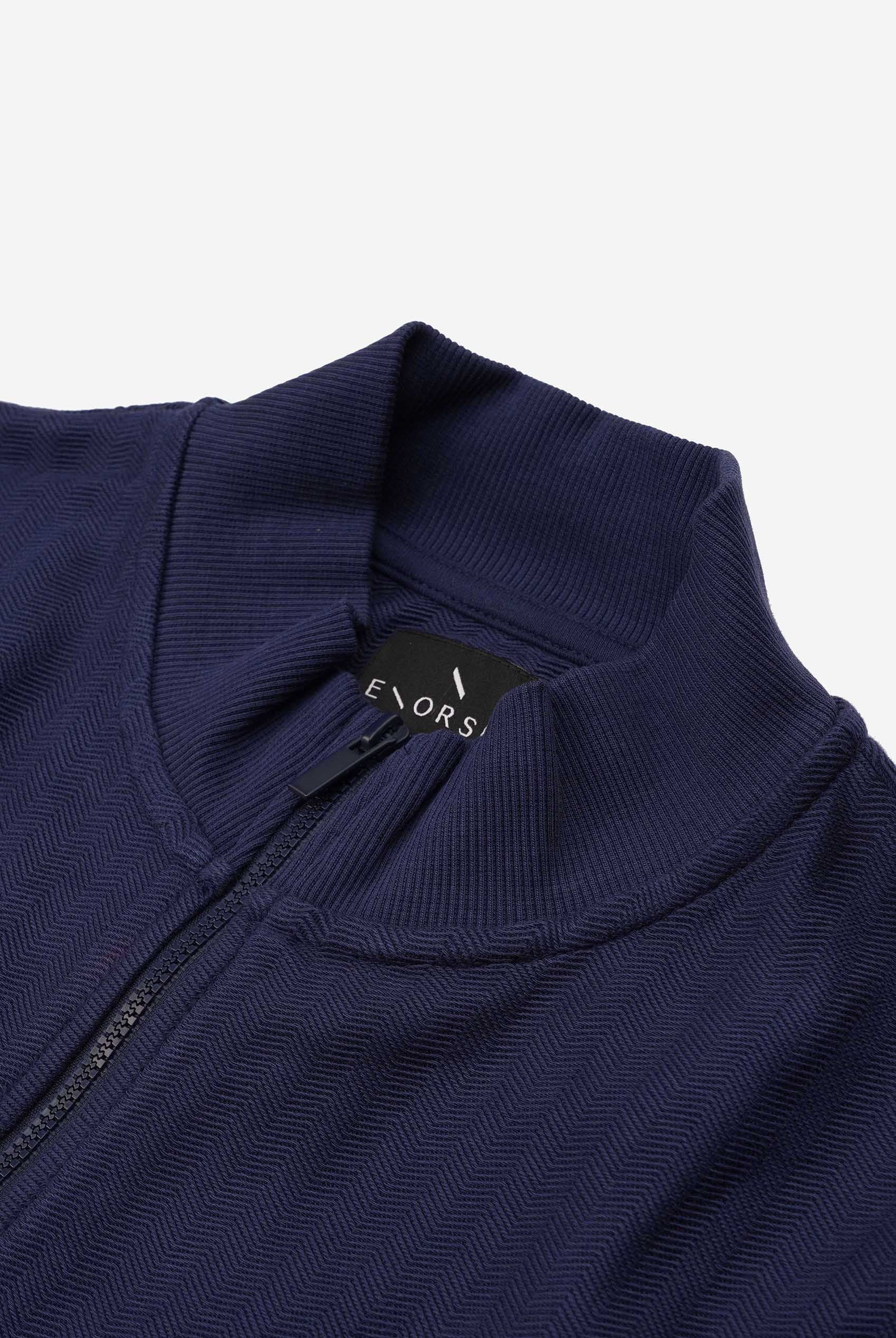Mens Half Zip Funnel Neck Sweatshirt