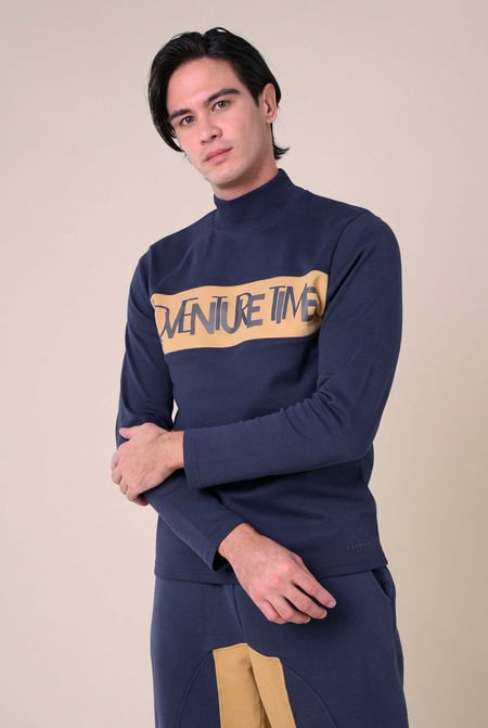 Navy Adventure Time Sweatshirt
