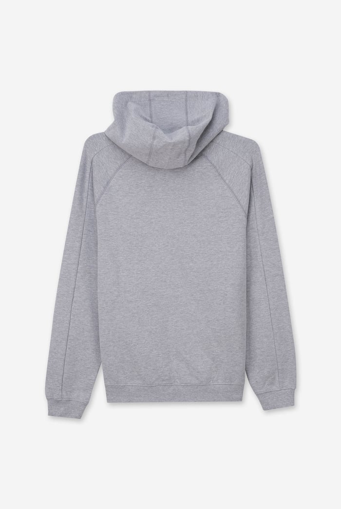 Raglan Sleeve Chest Print Hoodie