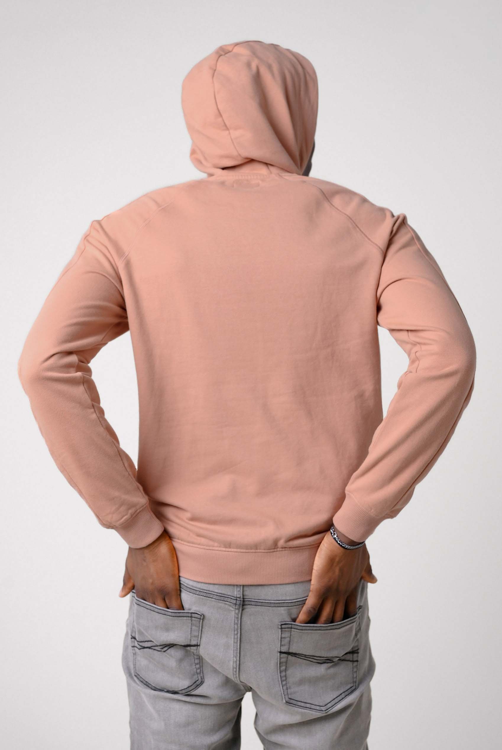 Raglan Sleeve Chest Print Hoodie
