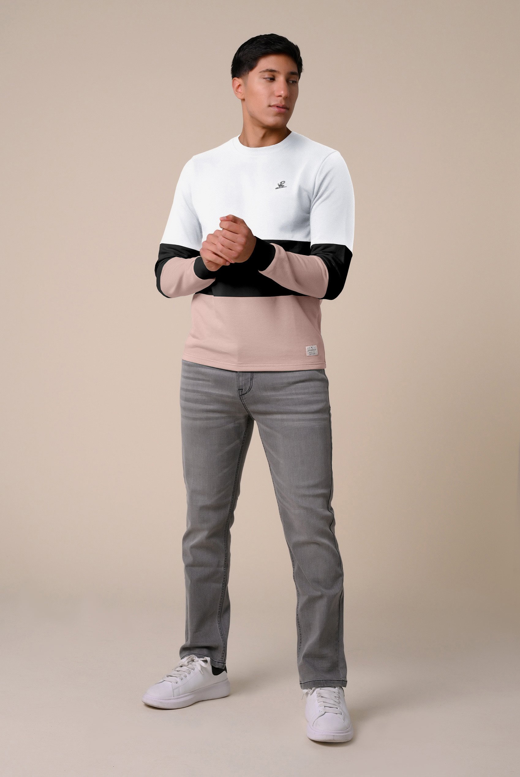 Long Sleeve Colourblock Sweatshirts