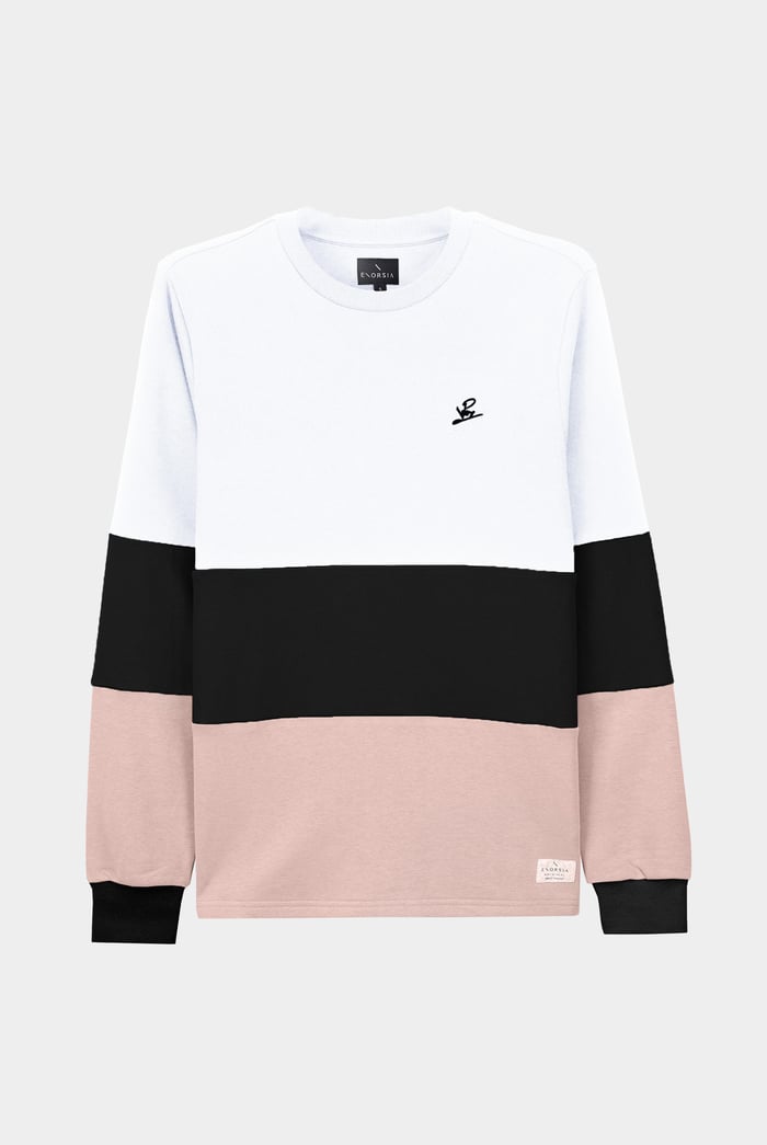 Long Sleeve Colourblock Sweatshirts