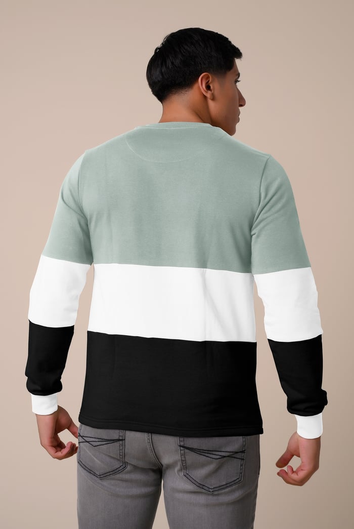 Long Sleeve Colourblock Sweatshirts