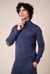 Elbow Patch Half Zip Polo