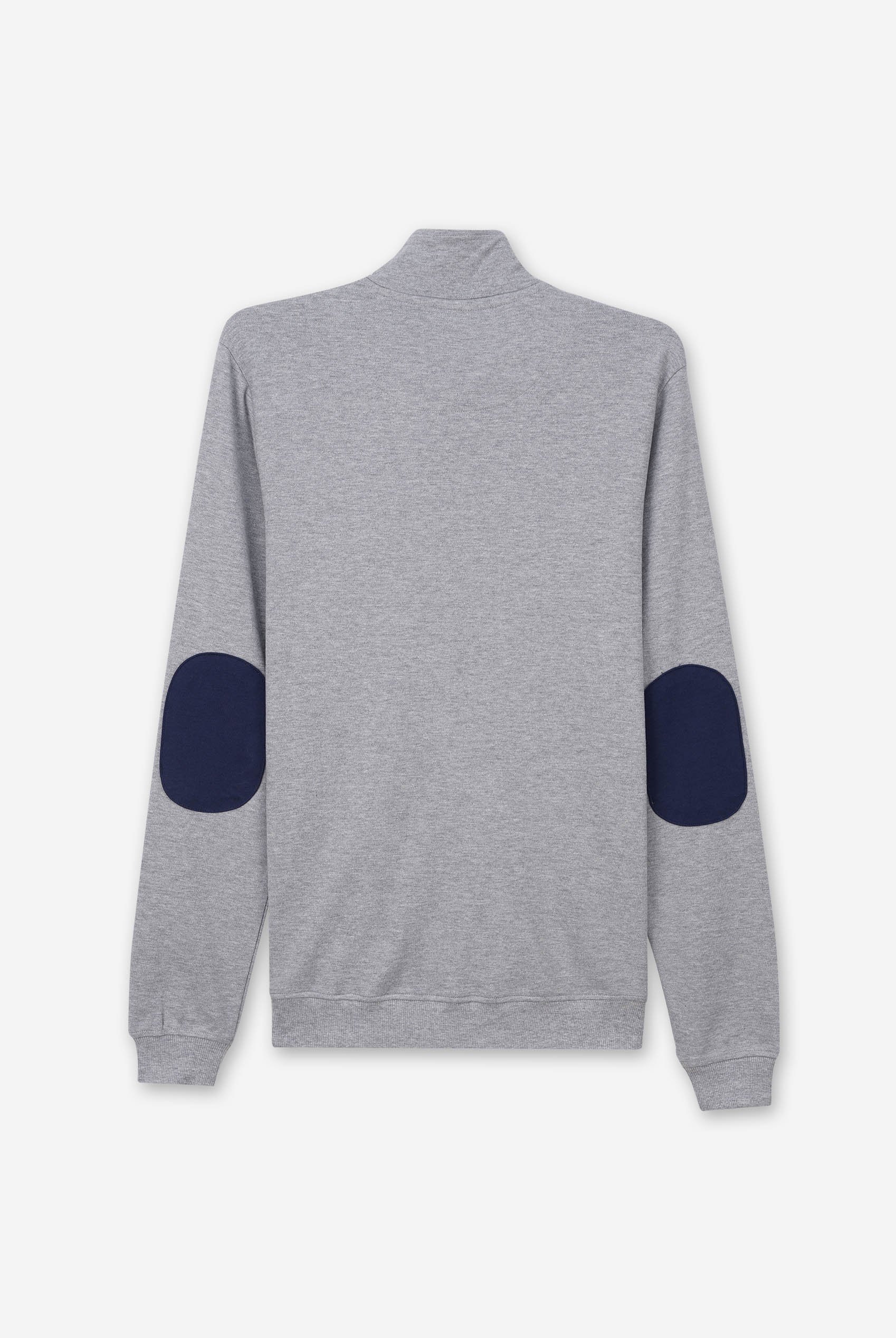 Elbow Patch Half Zip Polo