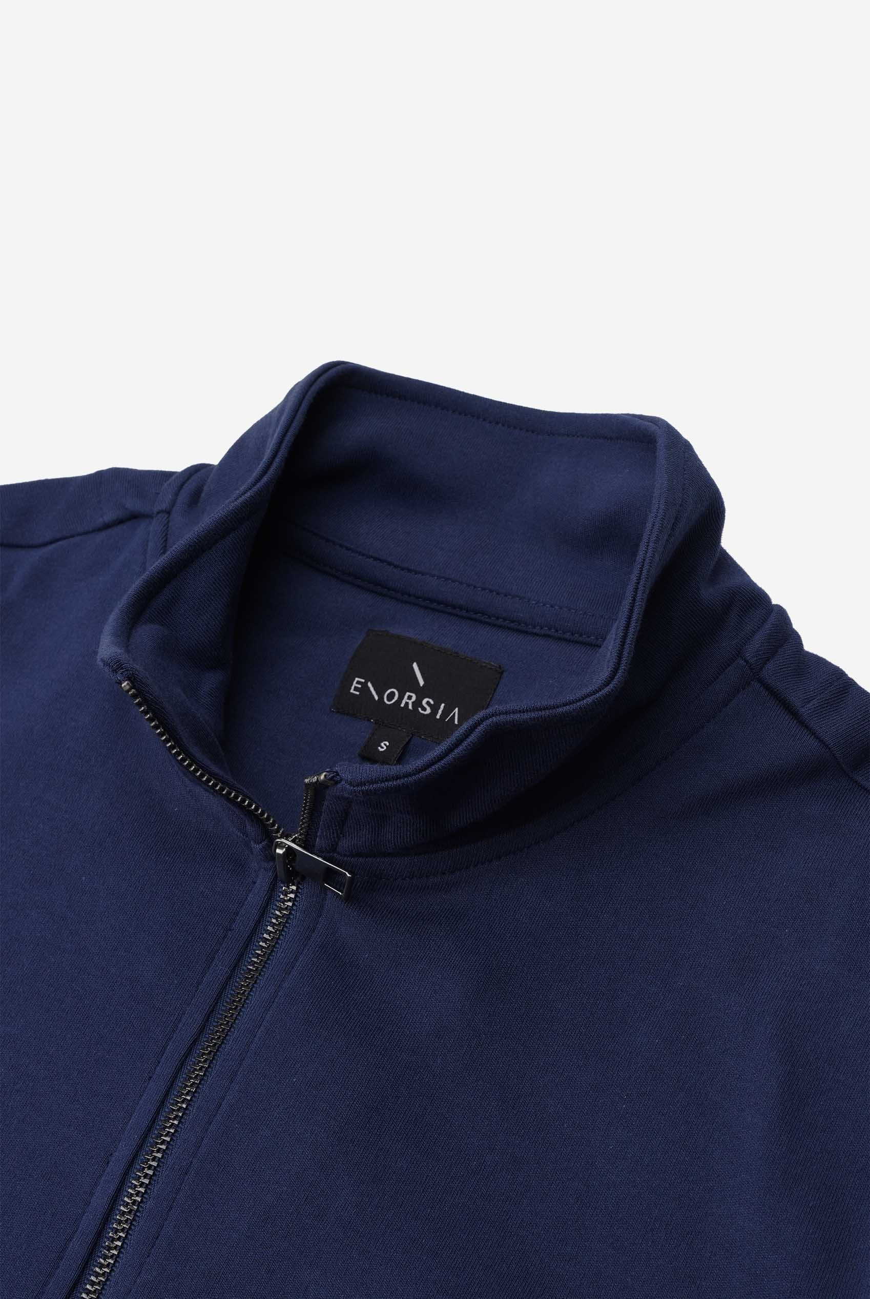 Elbow Patch Half Zip Polo