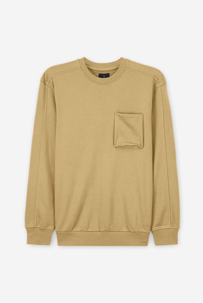Long Sleeve Front Pocket SweatShirt
