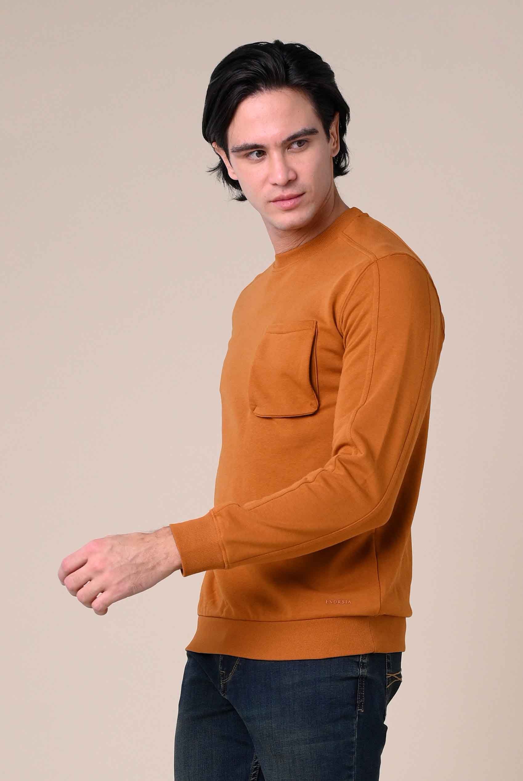 Long Sleeve Front Pocket SweatShirt