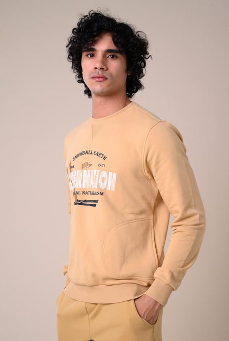Mens Orange Hibernation Sweatshirt