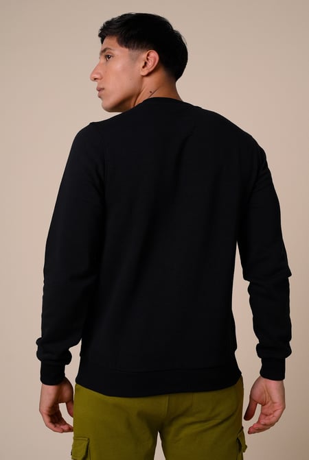 Mens Black Hibernation Sweatshirt