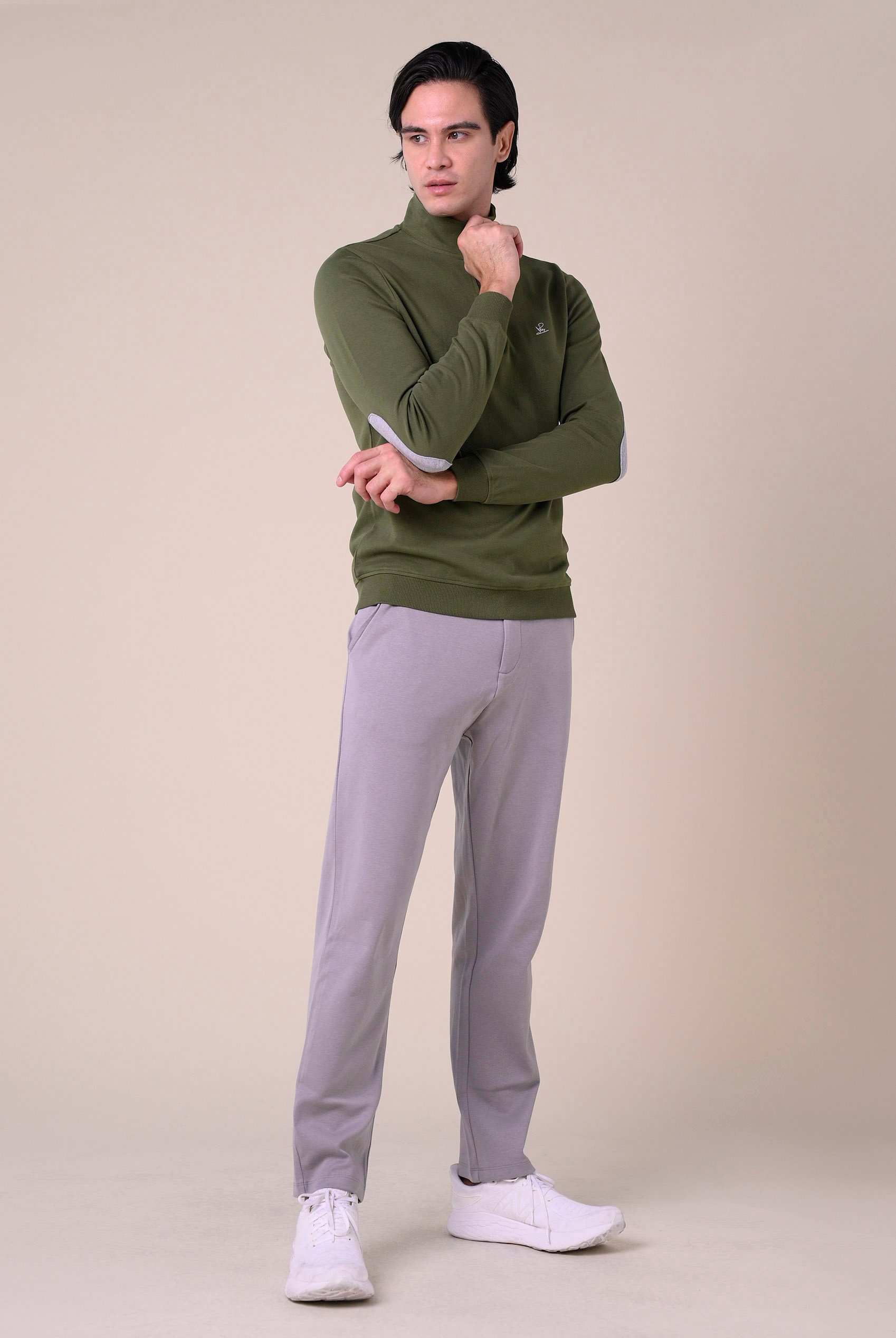 Slim Fit Jersey Trouser With Drawcord