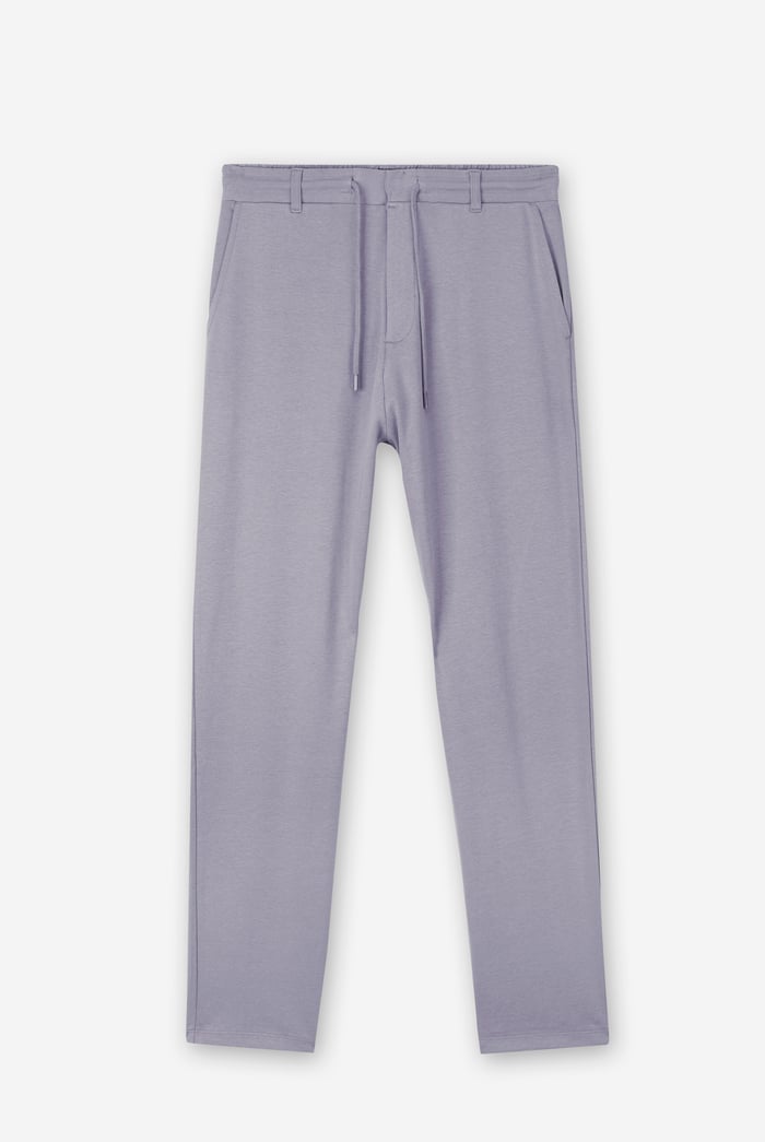 Slim Fit Jersey Trouser With Drawcord