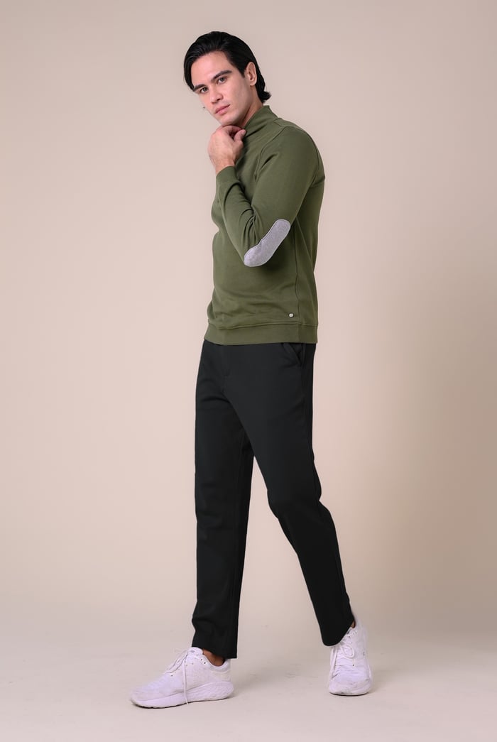 Slim Fit Jersey Trouser With Drawcord