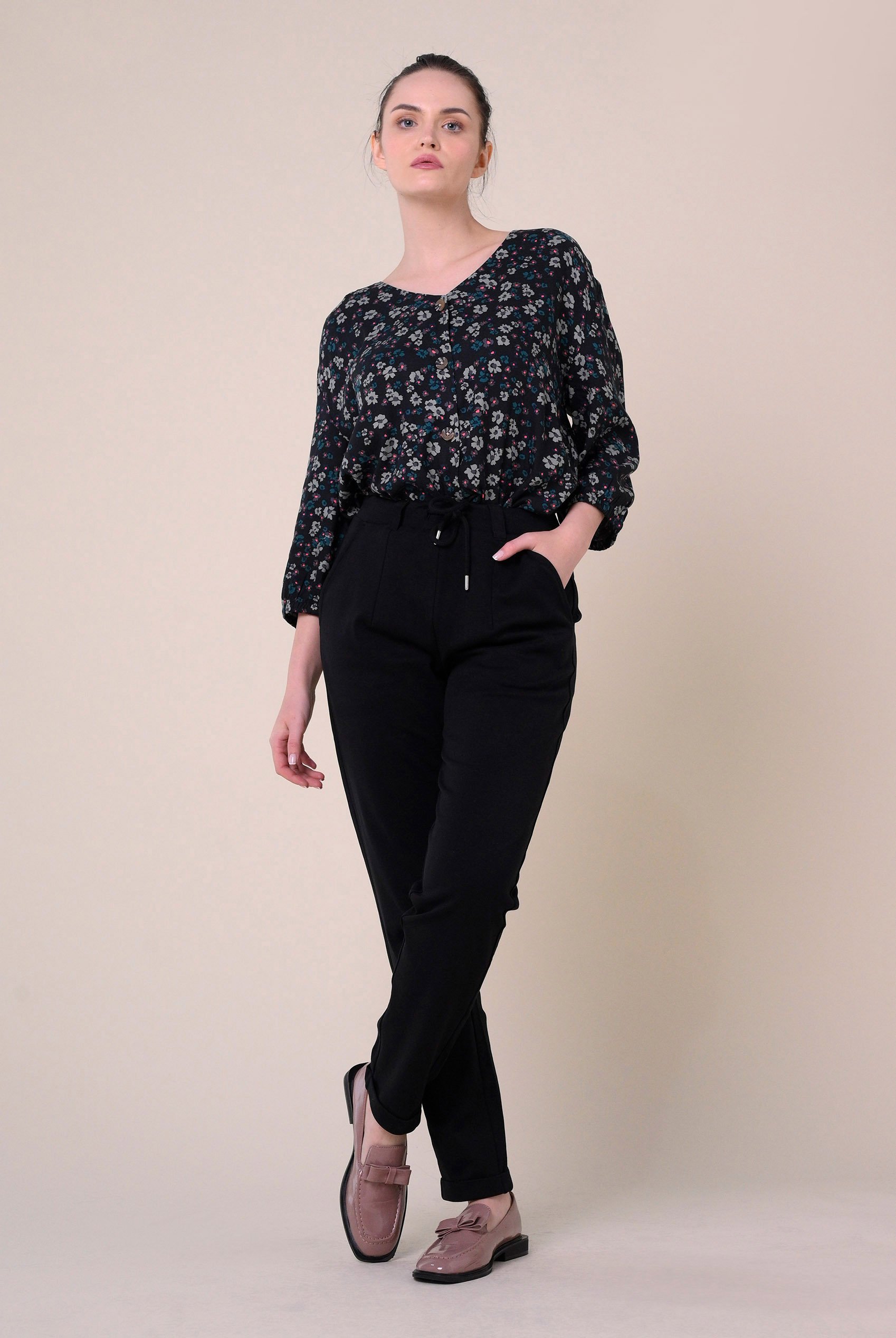 Enorsia Jersey Tapered Trouser