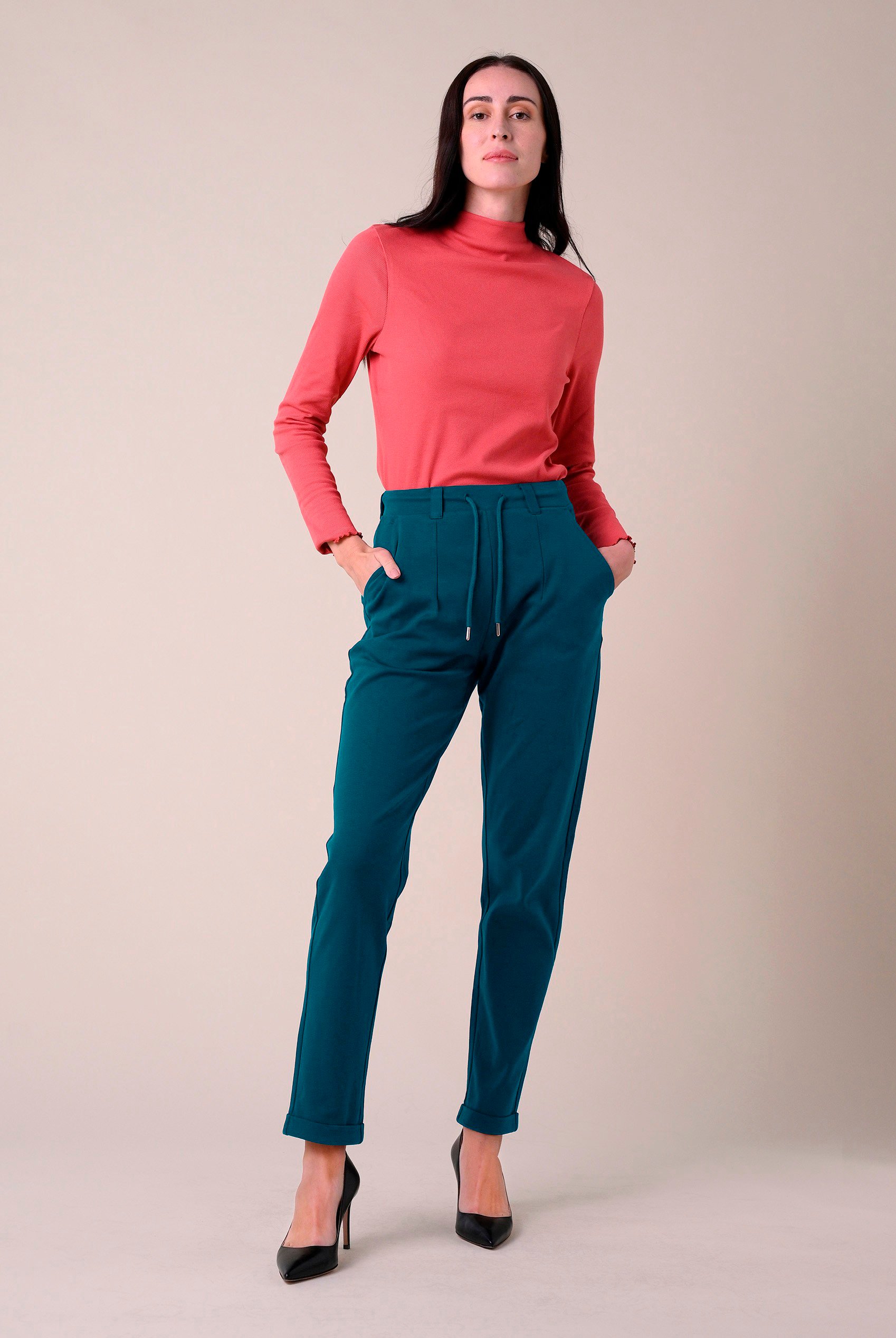 Enorsia Jersey Tapered Trouser