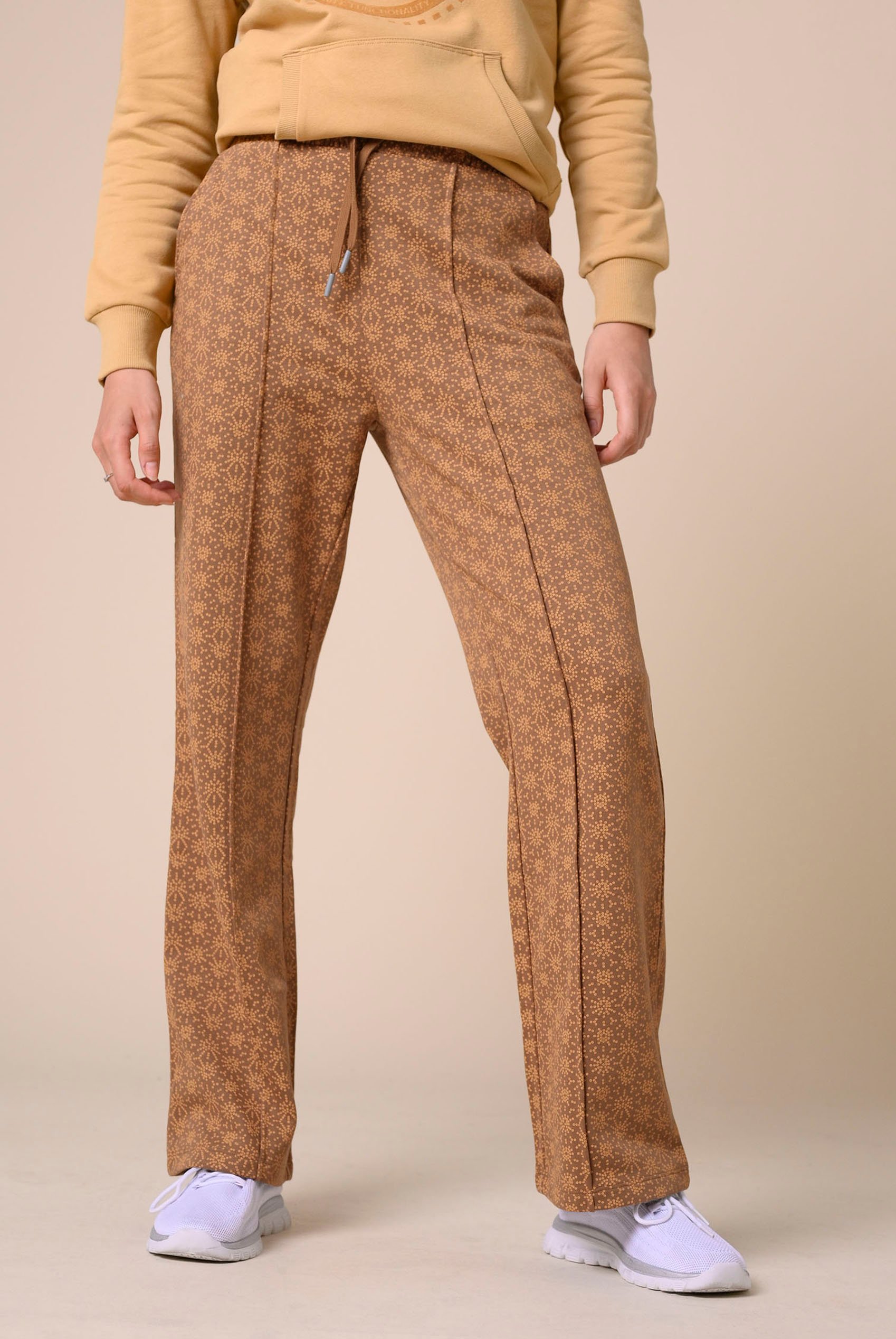 Womens Pleated Wide Leg Trouser