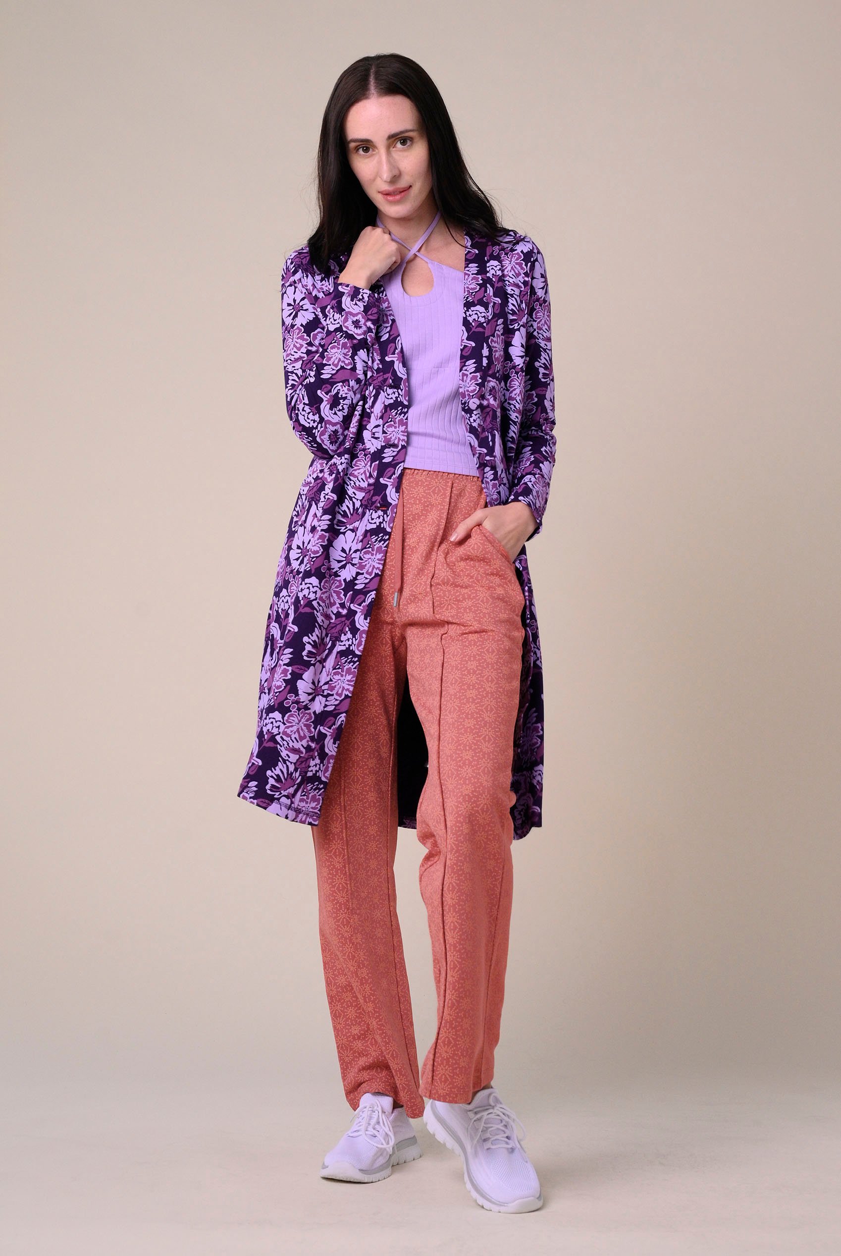 Womens Pleated Wide Leg Trouser