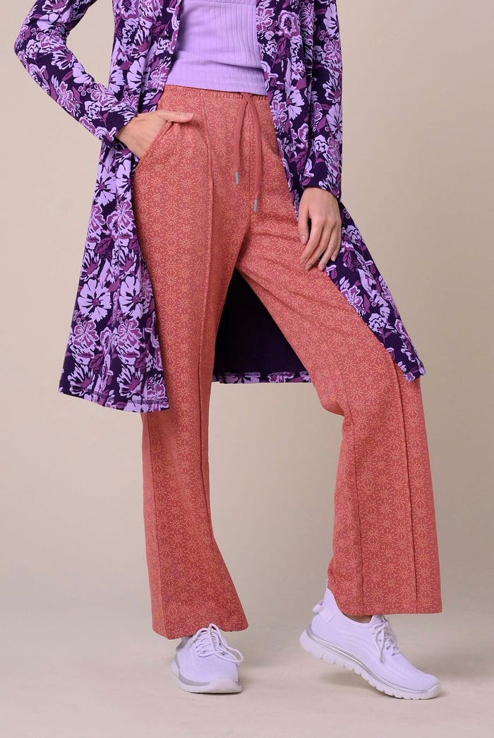 Womens Pleated Wide Leg Trouser