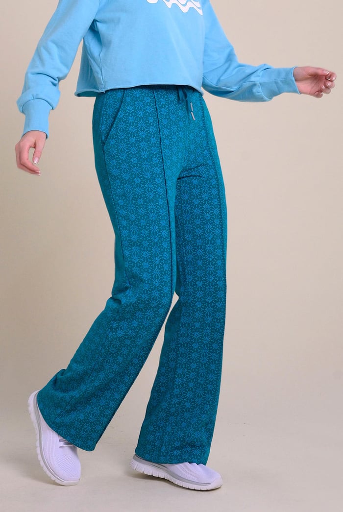 Womens Pleated Wide Leg Trouser