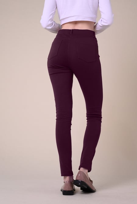 Red Enorsia Jersey Skinny Jeggings