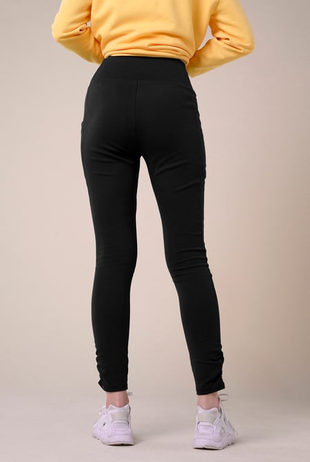 Black Rise And Shine Sculpting Pockets Leggings