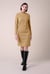 Ribbed Roll Neck Long Sleeve Mini Dress