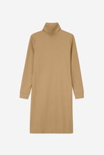 Ribbed Roll Neck Long Sleeve Mini Dress