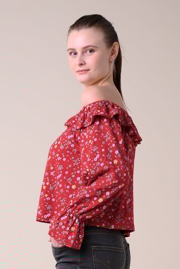 Off The Shoulder Bardot Top