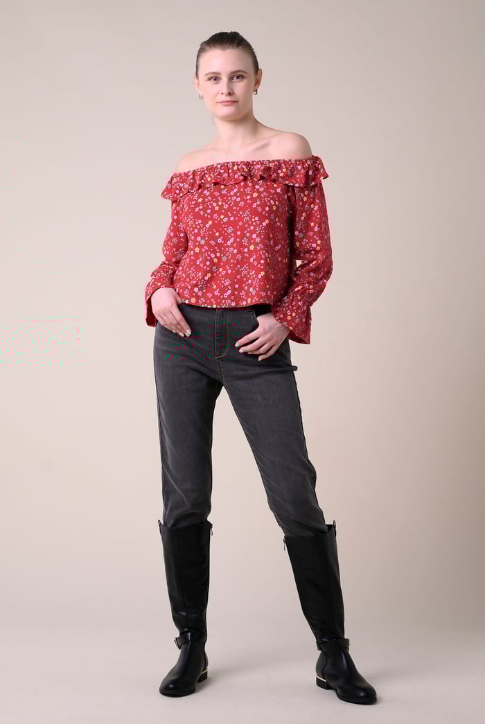Off The Shoulder Bardot Top