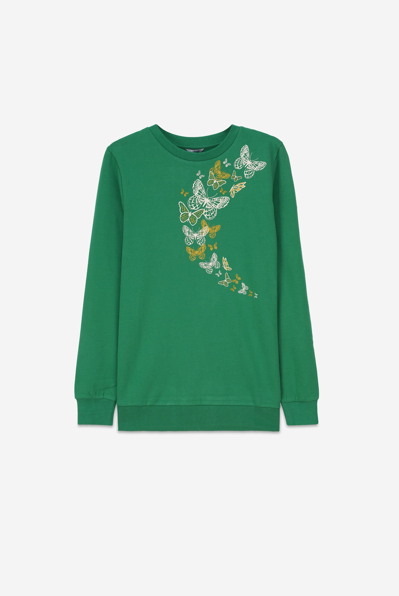 Womens Butterfly Print Sweatshirt