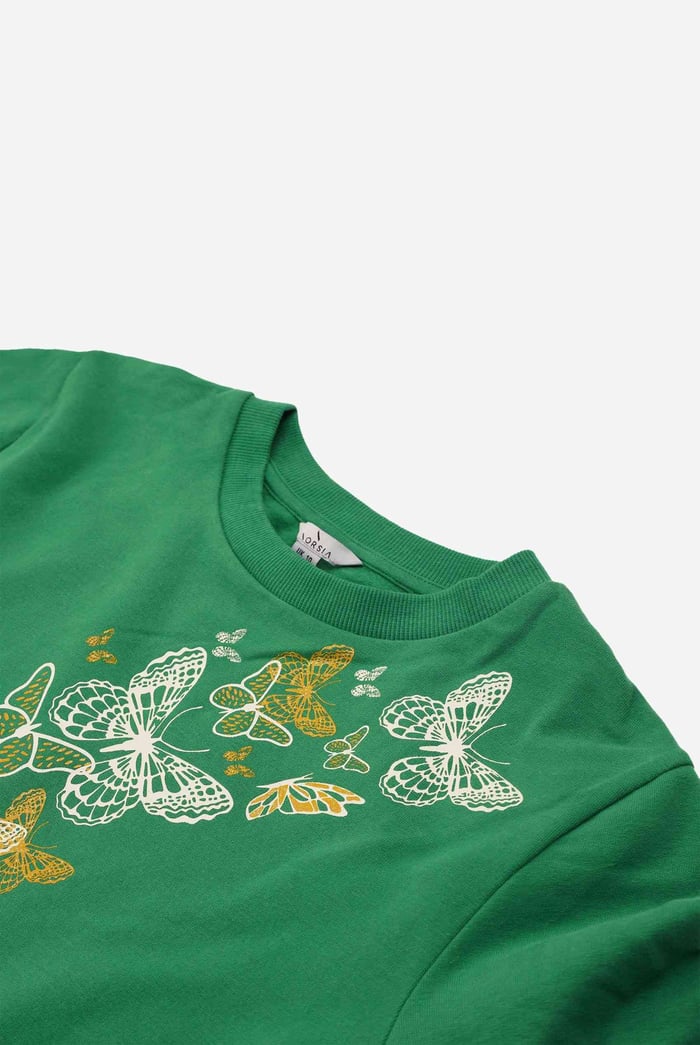 Womens Butterfly Print Sweatshirt