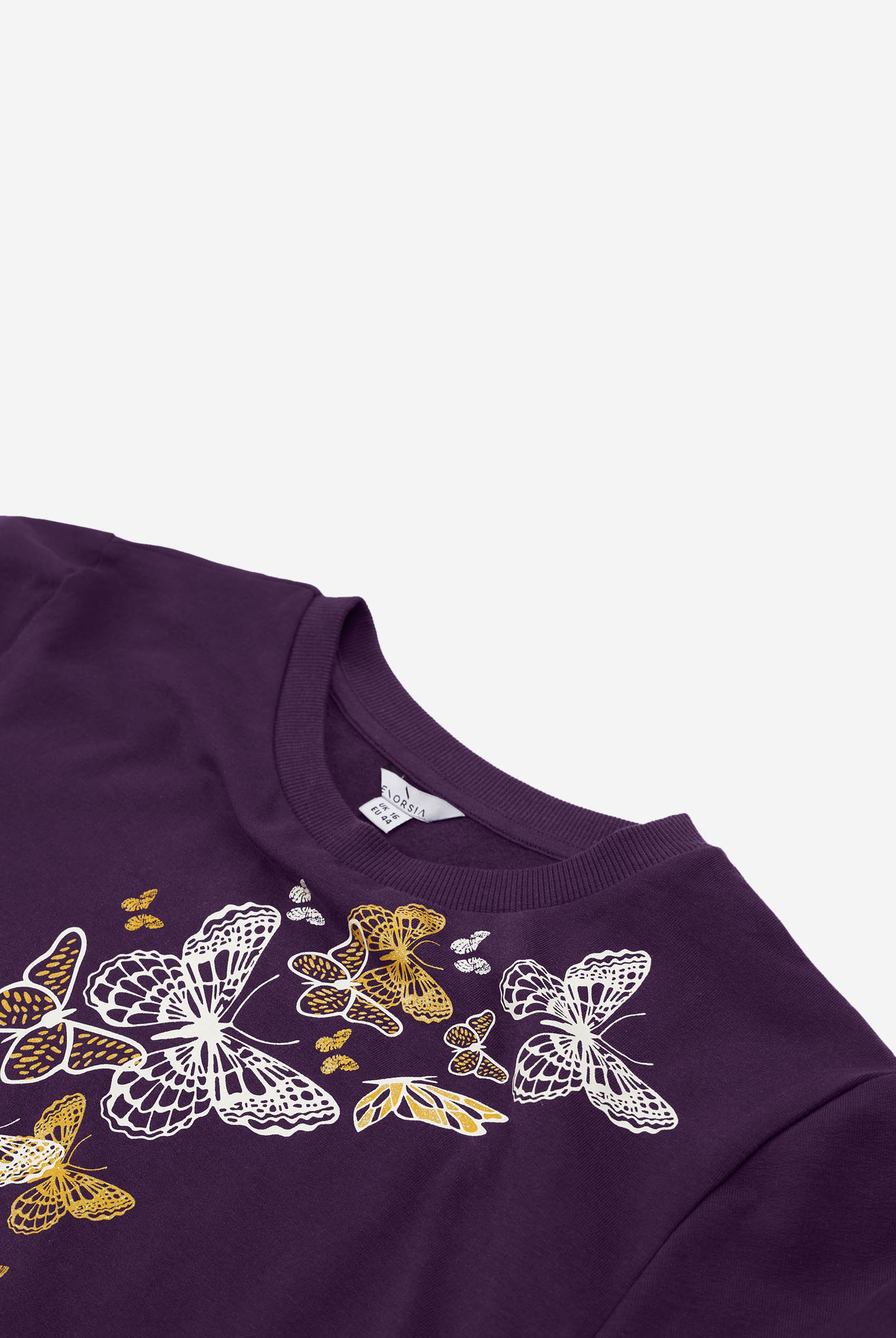 Womens Butterfly Print Sweatshirt