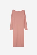 Ruched Button Decor Long Sleeve Tunic Dress