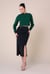 Womens Drop Shoulder Zip Through Top