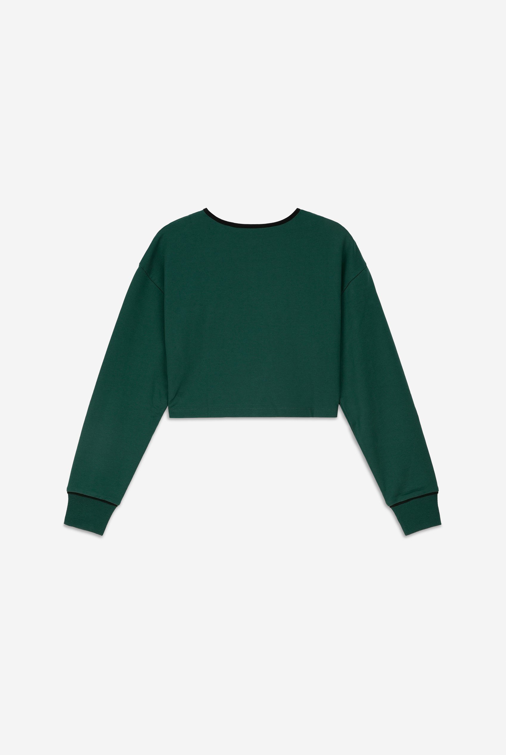Womens Drop Shoulder Zip Through Top