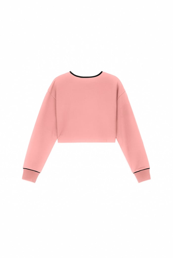 Womens Drop Shoulder Zip Through Top