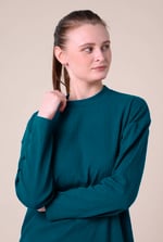 Women Oversize Texture Rib Tops